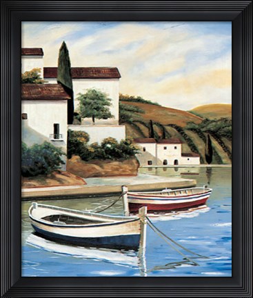 Framed On the Lake I Print