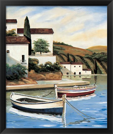 Framed On the Lake I Print