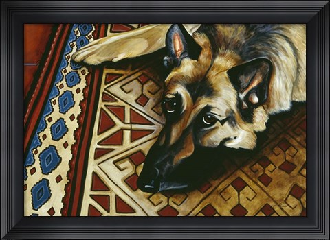 Framed Wolfie Print