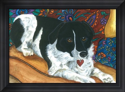Framed Black and White Print