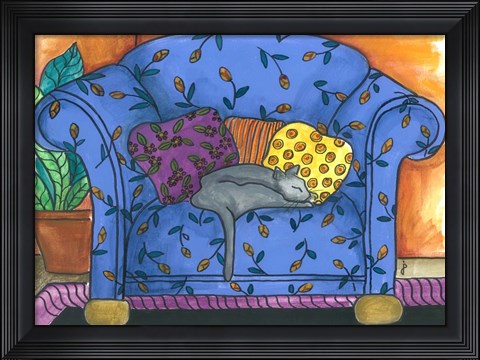 Framed Oban Chair Print