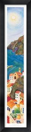 Framed Villaggio Sul Golfo Print