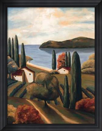 Framed Bayside II Print