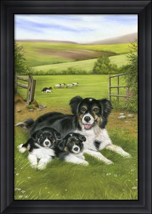 Framed Happy Family Print