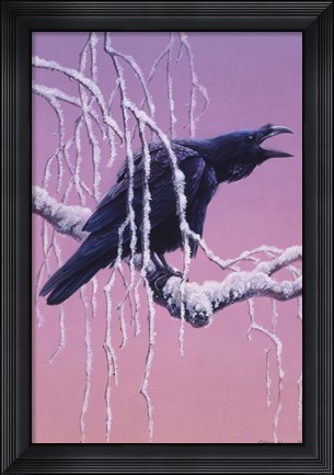 Framed Raven Print