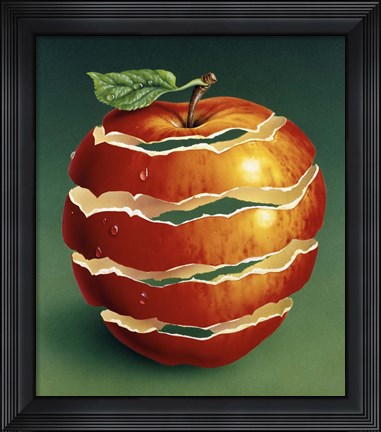 Framed Red Apple Print