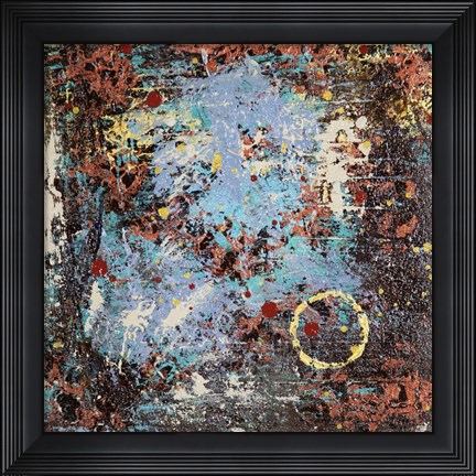 Framed Rustic Industrial 7 Canvas 1 Print