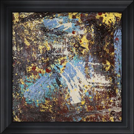 Framed Rustic Industrial 7 Canvas 5 Print
