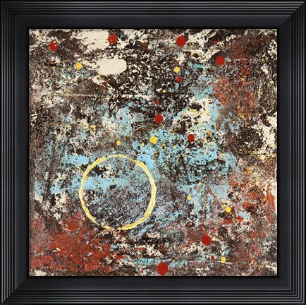 Framed Rustic Industrial 7 Canvas 6 Print