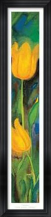 Framed Tulipani Gialli Print