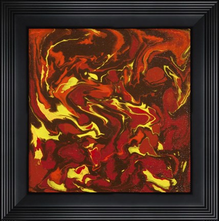Framed Liquid Industrial IV - Canvas IV Print