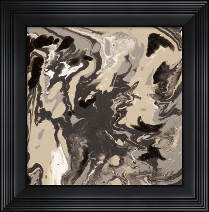 Framed Liquid Industrial IV - Canvas VI Print
