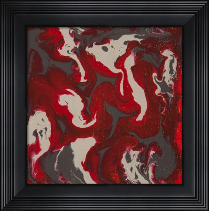 Framed Liquid Industrial IV - Canvas IX Print