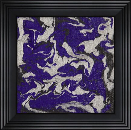 Framed Liquid Industrial IV - Canvas XI Print