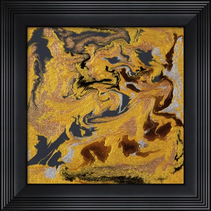 Framed Liquid Industrial IV - Canvas XXI Print