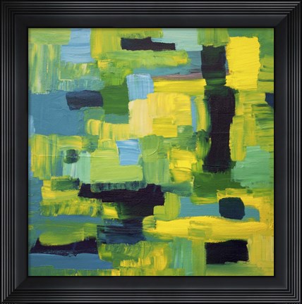 Framed Cubic Abstract Print