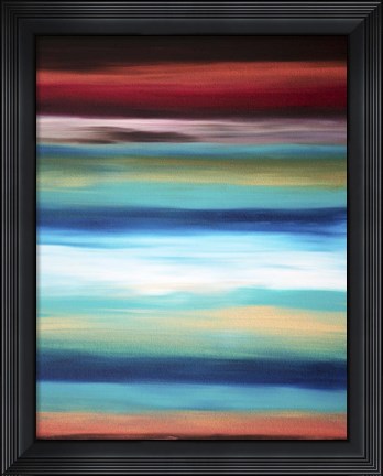 Framed Sunrise VIII - Canvas 3 Print