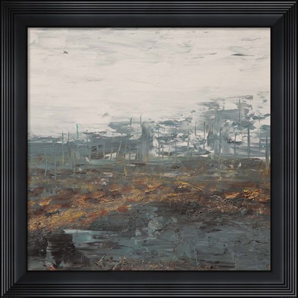 Framed Winter Lake Print