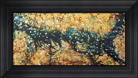 Framed Liquid Energy 17 Print