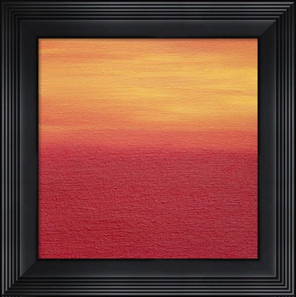Framed Ten Sunsets - Canvas 7 Print