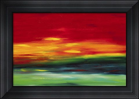 Framed Island Sky 2 Print