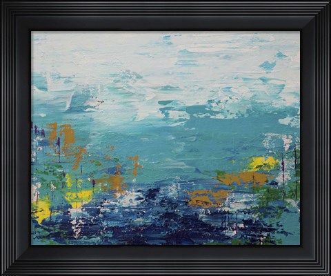 Framed Blue Lake Print