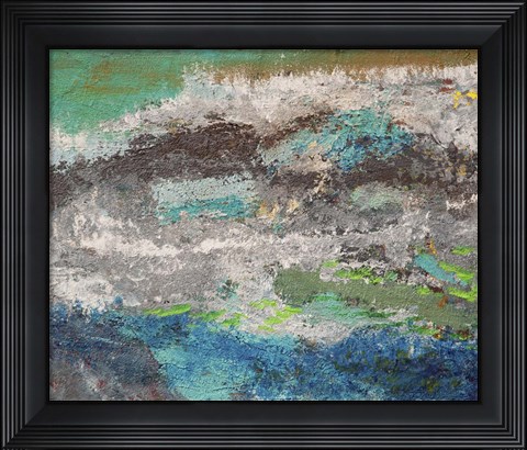 Framed Island From the Sky Print