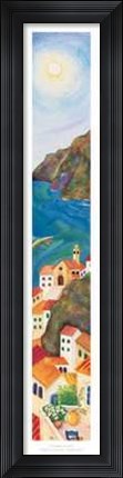 Framed Villaggio Sul Golfo Print