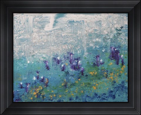 Framed Silver Gardenscape Print