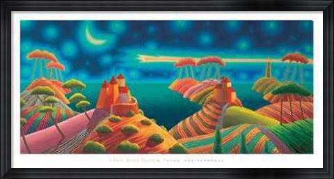 Framed Sogno Mediterraneo Print