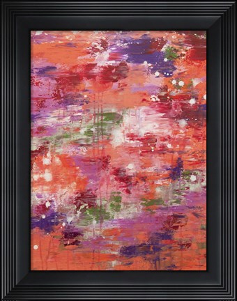 Framed Flower Garden Print