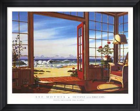 Framed Postcard from the Plains Print