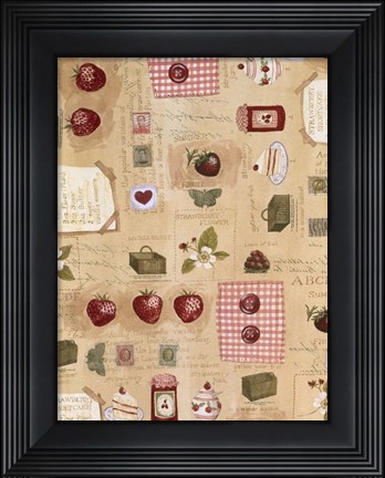 Framed All Things Strawberry Print