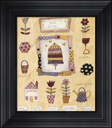 Framed In the Garden 1 Print