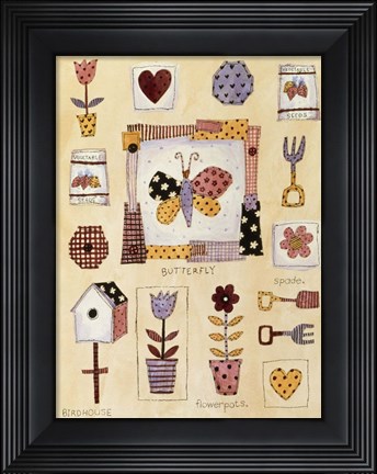 Framed In the Garden 2 Print