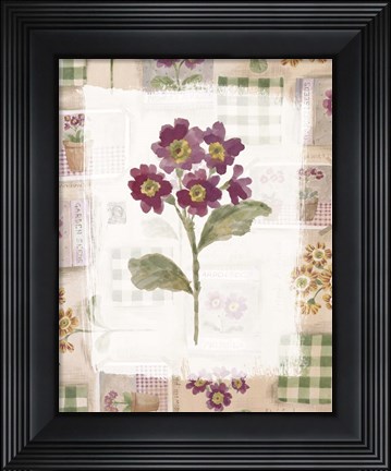 Framed Purple Flower 2 Print