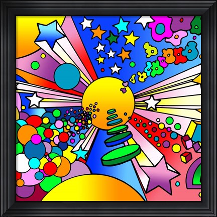 Framed Cosmic Expanding Print