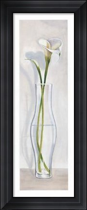 Framed Vaso con Calla Print