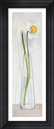 Framed Vaso con Narciso Print