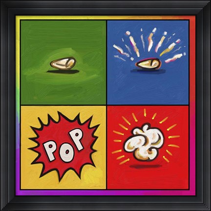 Framed Popcorn Pop Print