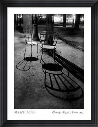Framed Champs-Elysees, Paris 1930 Print