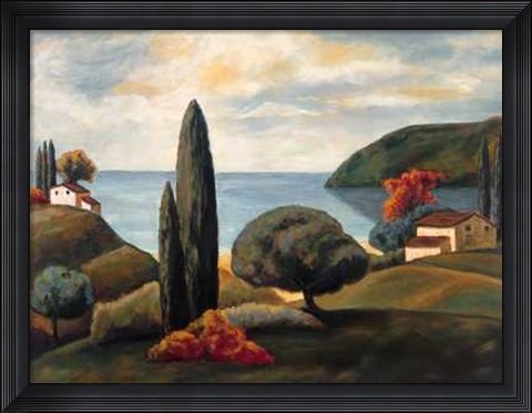 Framed Bay View II Print