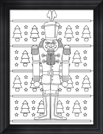 Framed Nutcracker Print