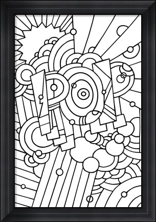 Framed Pop Word Print