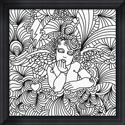 Framed Puti 116 Print