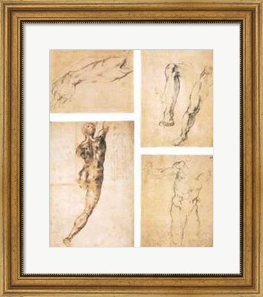 Framed Studio di Figure Print