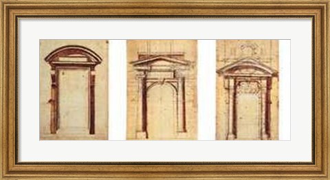 Framed Studio di Portali Print