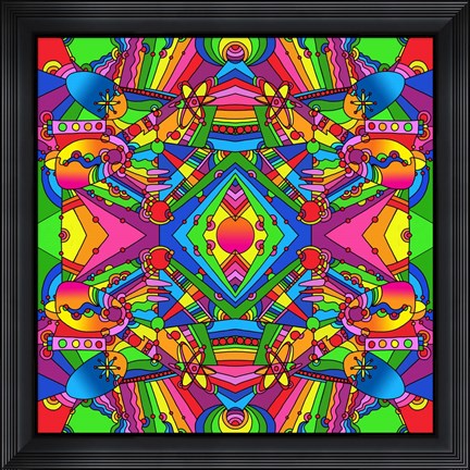 Framed Pop Art Retro 216 Print