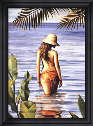 Framed Tropical Resort II Print