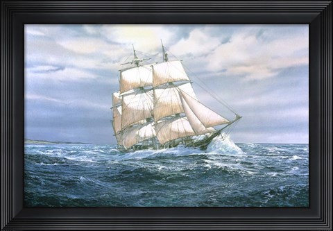 Framed Hunter' Heading Out Print